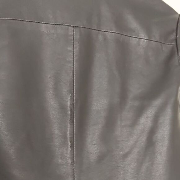 Women's BB Dakota Vegan Leather Jacket Black, Size XS - Picture 7 of 8